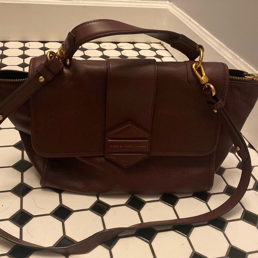 Marc by Marc Jacobs 100% Leather Burgundy Bag
